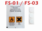Klæbepuder / Tape til P-Watch FS-01/FS-03 Klæbepuder FS-01/FS-03