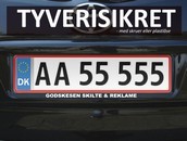 Nummerpladerammer med personlig tekst
Varenr. 264